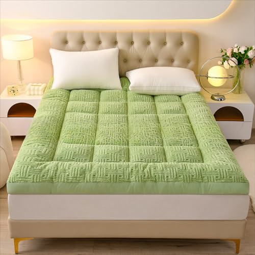 Verdickte, tragbare Isomatte, atmungsaktive Rollmatratze, faltbares Schlafsofa für Gäste, einfache Lagerung, 90 x 200 cm, perfekt für Zuhause, Reisen und Camping