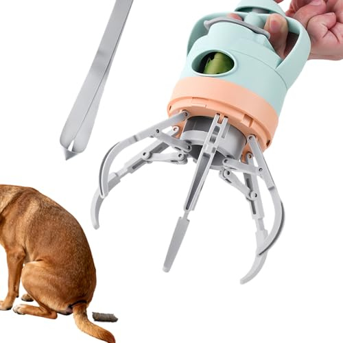 Hundbajsplockare Avfallsgrepparklo | Verktyg För Att Plocka Hundbajs Med Påsedispenser För Promenader Resor Camping Trädgård Park Och Små Medel