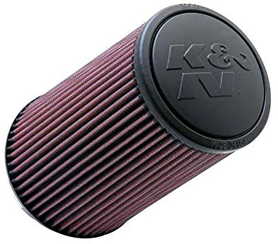 K&N RE-0880 Waschbarer und wiederverwendbarer KFZ und Motorrad Gummi Universalluftfilter | 102mm Flansch, 152mm Untendurchmesser, 117mm Obendurchmesser, 356mm Höhe (RE-0880)