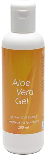 Allcura Aloe Vera Gel Hautpflege mit Feuchtigkeit, 200 ml Gel