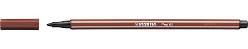 STABILO Fasermaler Pen 68, Strichstärke: 1,0 mm, siena VE=3