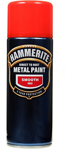 Hammerite Metal Paint Smooth Red 400ml Aerosol