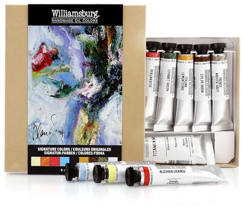 Williamsburg Artist Oil Colors by GOLDEN, Signature Colors 11ml Set
