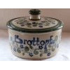 Brottopf Keramik Serie Flora gerade Form Steinzeug-Schmitt (grün-blau)