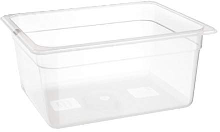 NISBETS Essentials Polypropylene 1/2 Gastronorm Container without Lid 150mm