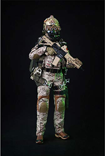 Leying Weibliche Robbe des Fallschirmspringertrainingskörpermodells Im Maßstab 1/6, Das Menschliche Handlungsfigur Malt
