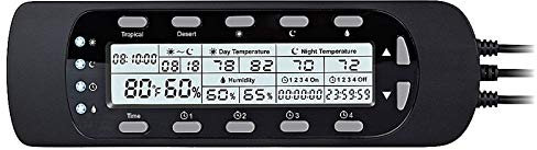 Repti-Zoo EZ Thermo-Hygro-Timer-Steuerung - Thermo/Hygrostat mit einem zweiten Timer