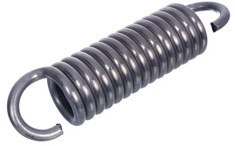 NAJDER ROSTFREI Schwingfeder Feder Ø6 x 150 mm Hängesessel Gehärteter Verzinkter Stahl für Hängende Hollywoodschaukel Hängematte Home Schwingfeder Sprungfeder (Ø6 x 150 mm)