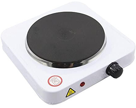 Fornello Elettrico 1000W Regolabile Piastra In Ghisa Viaggio Campeggio 152 M