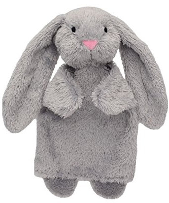 Handpuppe Tierhandpuppen Hase 26 cm, Zoo Farm Cartoon Tierfigur theatrepuppe Handspielpuppe, für Kinder Baby Jungen Mädchen