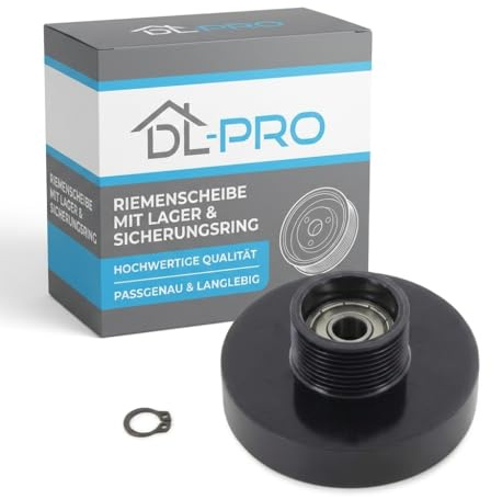 DL-pro Rodillo tensor para Bosch Siemens 00600436 600436 600436 rueda rueda para motor de doble banda para SelfCleaning Classixx Exxcel Avantixx Ascenta secadora lavadora secadora secadora