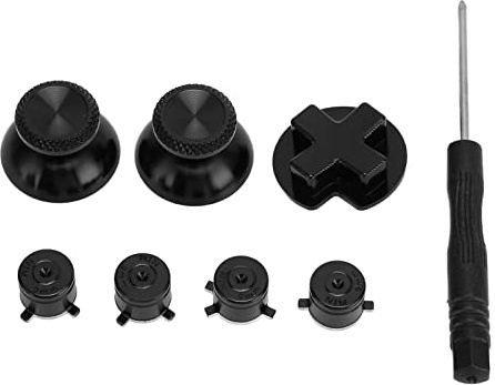 KOSDFOGE Gamepad Aluminiumlegering Metallknappar Professionell DIY-byte Spelkontrollknappdelar Kompatibel med Switch Pro Game Pad