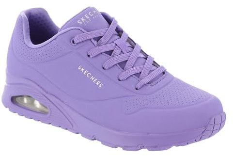 Skechers Uno Stand On Air, Scarpe da ginnastica Donna, Lila Durabuck Mesh, 38 EU