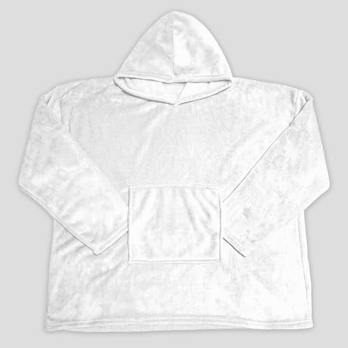 Soleil d'ocre, Vuxen poncho 85 x 118 cm Calin White