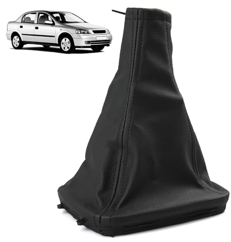 ROBUST Schaltsack Schaltmanschette Schwarz Leder für Opel Astra G 1998-2009