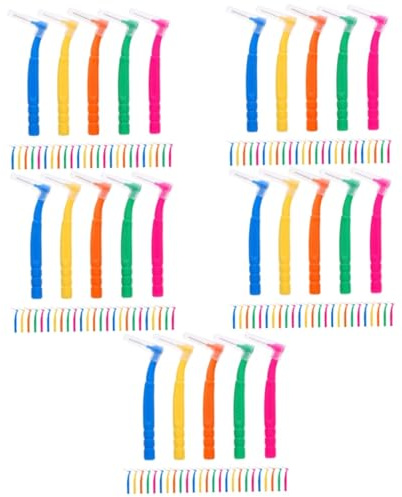 Healeved 150stücke Interdentalbürsten Manuelle Zahnpflege Für Enge Zahnzwischenräume Effektive Entfernung Von Plaque Und Verhinderung Von Karies Bunten Farben