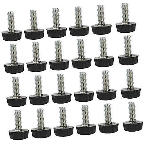 Hoement 30stücke Verstellbare Möbelgleiter Mit Gewinde Möbel Leveler Für Tische Und Stühle Zum Schutz Von Böden Und Möbelbeinen