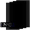 Hariendny 4 adesivi oscuranti della luce, 20,3 x 10,2 cm, adesivi con blocco della luce a LED, filtri LED autoadesivi, fogli oscuranti per elettronica, sveglia, monitor (dimmerazione del 50% ~ 80%)