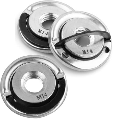 Écrou de Serrage Rapide M14 pour Meuleuse d'Angle - 3 Pièces pour Changement des Disques à Tronçonner