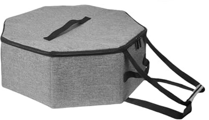 SUIOPPYUW Robuste Hutschachtel für Damen, modische Hüte, sichere Hutschachteln für Damen, Aufbewahrung, ABS Hut Etui für Reisen, Huthalter, grau