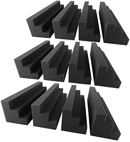 YDuupxe Akustikschaumstoffplatten, Hochdichte, Feuerfeste, Schalldichte Keilplatten, 2-Zoll-Akustikschaumstoff