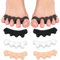 Separadores de Dedos de Los Pies 3 Pares,Separador Dedos Pie Silicona,Separador Dedos Pie Juanete Toe Spacer, Ajuste Atletas Hombre y Mujer para Todos los Pies