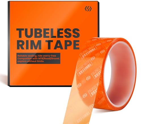 Chooee Nastro tubeless per cerchioni per bicicletta, adesivo ad alta resistenza, 30 mm x lunghezza 10 m, senza tubeless per mountain bike, bici da corsa.