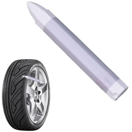 Whnbuij Penna Per Pneumatici - Pennarello Per Pneumatici Impermeabile, Penna Per Pneumatici | Pennarello Per Vernice Per Automotive Giallo Bianco, Penna Per Letteratura Permanente Per Pneumatici |