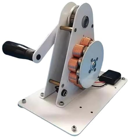 GZPKJ Cyclette con Alimentazione di Emergenza Manuale, Generatore Manuale a Manovella CC, Supporta Un'Ampia Tensione di Uscita da 1 a 36 V, per Viaggi, Esplorazione, Istruzione Scientifica