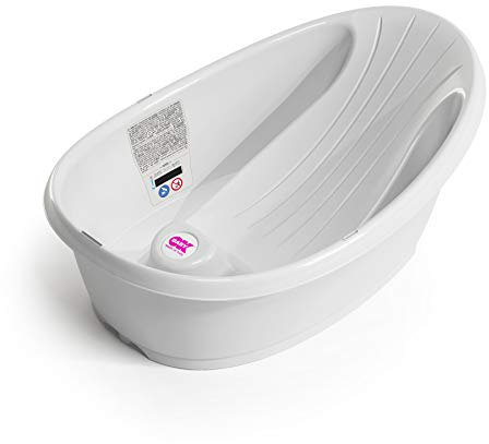 OKBABY Onda Baby Vaschetta Compatta per il Bagnetto del Neonato, 0-12 Mesi, Bianco