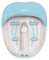 HoMedics 3-in-1 Fußbad - Sanfte Wassermassage, Vibration, Wärme, Regt die Durchblutung an, Fußreflexzonenmassage, 4 Integrierte Massagerollen, Warmhaltefunktion