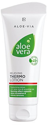 LR Lotion chauffante à l’aloe vera pour détendre les muscles et nourrir la peau