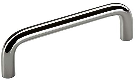 SOTECH 10 x Möbelgriff GREB BA 96 mm Chrom poliert | Schrankgriff Schubladengriff Bügelgriff