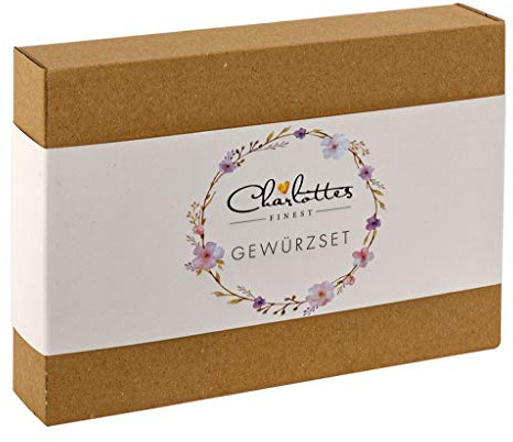 Charlottes Finest BIO Gewürze Set Geschenkset, Geschenkbox (Kochen mit Kindern)