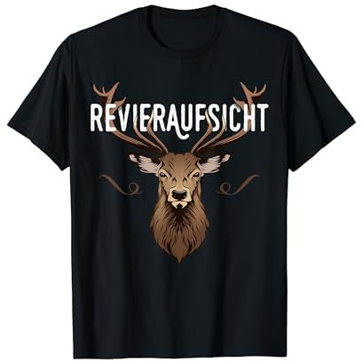 Revieraufsicht Jäger Hirsch Förster Jagd Outfit Geschenk T-Shirt