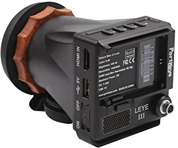 Portkeys LEYE III 4K HDMI Elektronischer Sucher mit 2,4-Zoll-LCD, Anpassbare Dioptrienkorrektur (+8D bis -3D)