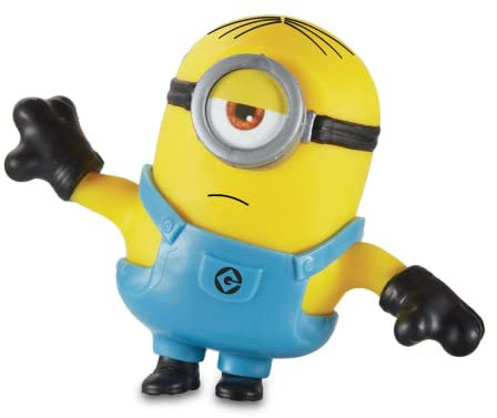 STRETCH Minions Mini Stuart, elastische Puppe, dehnbar, kleine Filmfigur, biegt, verdreht und kehrt in ihre ursprüngliche Form zurück, Jungen und Mädchen ab 5 Jahren, berühmt (TR500000)