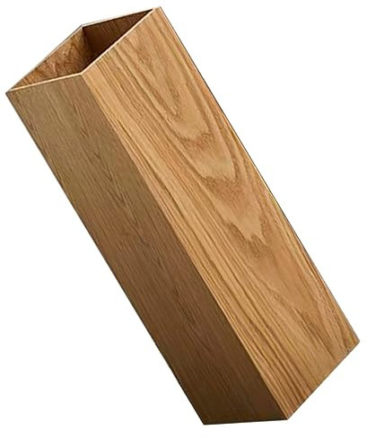 DOITOOL Regenschirmeimer Aus Holz Regenschirmhalter Für Den Außenbereich Regenschirmständer Für Den Innenbereich Stockständer Gehstockhalter Faltbarer Regenschirmbehälter