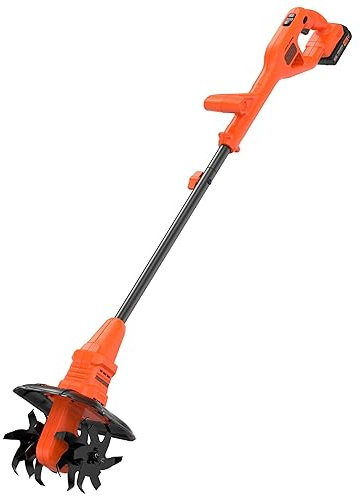 FatMax BLACK+DECKER ELETTROZAPPA 18V 1 BATTERIA 2.0Ah + CARICABATTERIE, LEGGERO ED ERGONOMICO, 4 LAME A 6 DENTI DIAM.16CM IN ACCIAIO, 2 VELOCITA', PROFONDITA' DI LAVORO FINO A 16,5CM. BETL1820L-QW