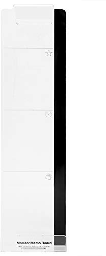 Pizarra de Notas para Monitor, Ligero Acrílico Mensaje Memo Boards Recordatorio Adhesivo, Soporte de Notas Adhesivas para Sujetar Papel de Notas, Notas para Reuniones y Recordatorios (Izquierda)