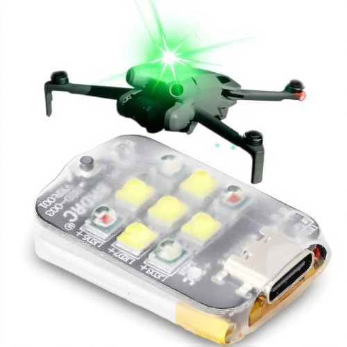 Strobe Drone Light, LED Drohne Blitzlicht für Drohnen Nachtflüge, led Drohne Licht Beleuchtung für Mini 4/4 PRO/Avata 2 usw, Drohnen Zubehör