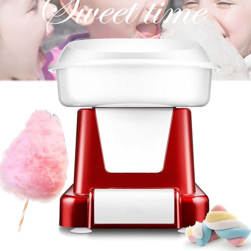 Machine à Barbe à Papa 500w, Machine à Barbe à Papa à Faire Soi-MêMe, Mini Machine à Barbe à Papa Pour Enfants, Facile à Utiliser Et à Nettoyer Pour La Maison, Les FêTes, Les Anniversaires