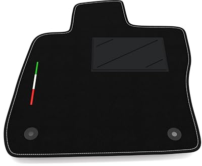 Automatte nur auf der Fahrerseite, 1 Stück, kompatibel mit Cupra Formentor – e-Hybrid 2021-2024 | 1 maßgeschneiderter Teppich, Italien-Flagge
