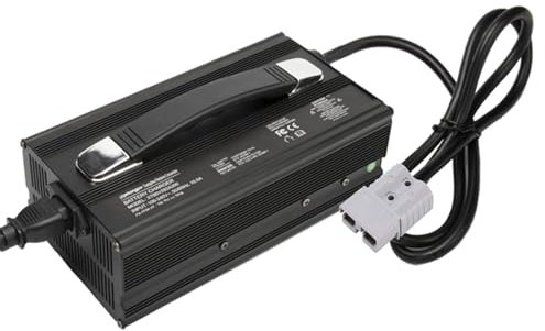 HYDTGZ Chargeur de Batterie pour Chariot Élévateur 12 V/24 V/36 V/48 V/60 V/72 V avec Prise Anderson 50 A pour Chariot Élévateur Électrique, Transpalette, Voiturette de Golf, Autolaveuse,36v 25a