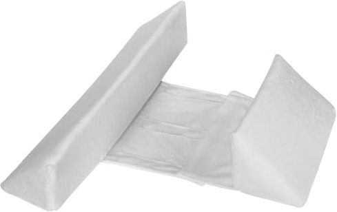 HIULLEN 43x10x10CM Lagerungskissen, Abnehmbares Waschbares(Grau)