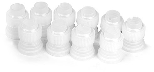 10pcs Small Size Coupler Adaptor Icing Piping Nozzle Bag Cake Flower Pastry Decoration Tool