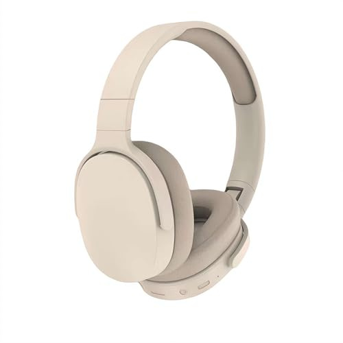 Casque supra-auriculaire sans fil Bluetooth, HiFi pliable, intelligent, suppression du bruit, casque sans fil réglable, iOS et Android, Bluetooth 5.1, stéréo, qualité d'appel clair pour le sport, les