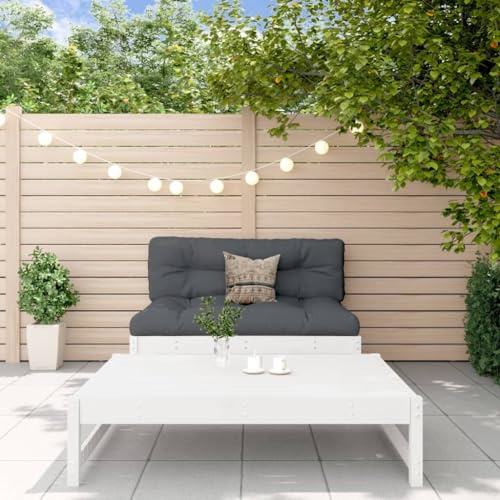 QZZCED Gartenmöbel-Set aus massivem Kiefernholz mit Lamellen-Design, robuste Struktur und bequemer Sitz für Terrasse oder Hof, modulare und flexible Gartenmöbel