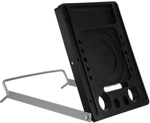 Tofficu Folding Ladder Tool Storage Platform with Anti-Slip Surface Compact Step Ladder Work Tray 13.78x10.63 Inches Heavy Duty Accessory for Indoor and Outdoor Use