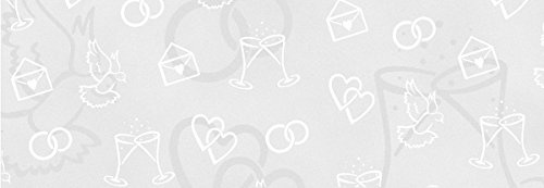URSUS 50184626 Transparentpapier Hochzeit, DIN A4